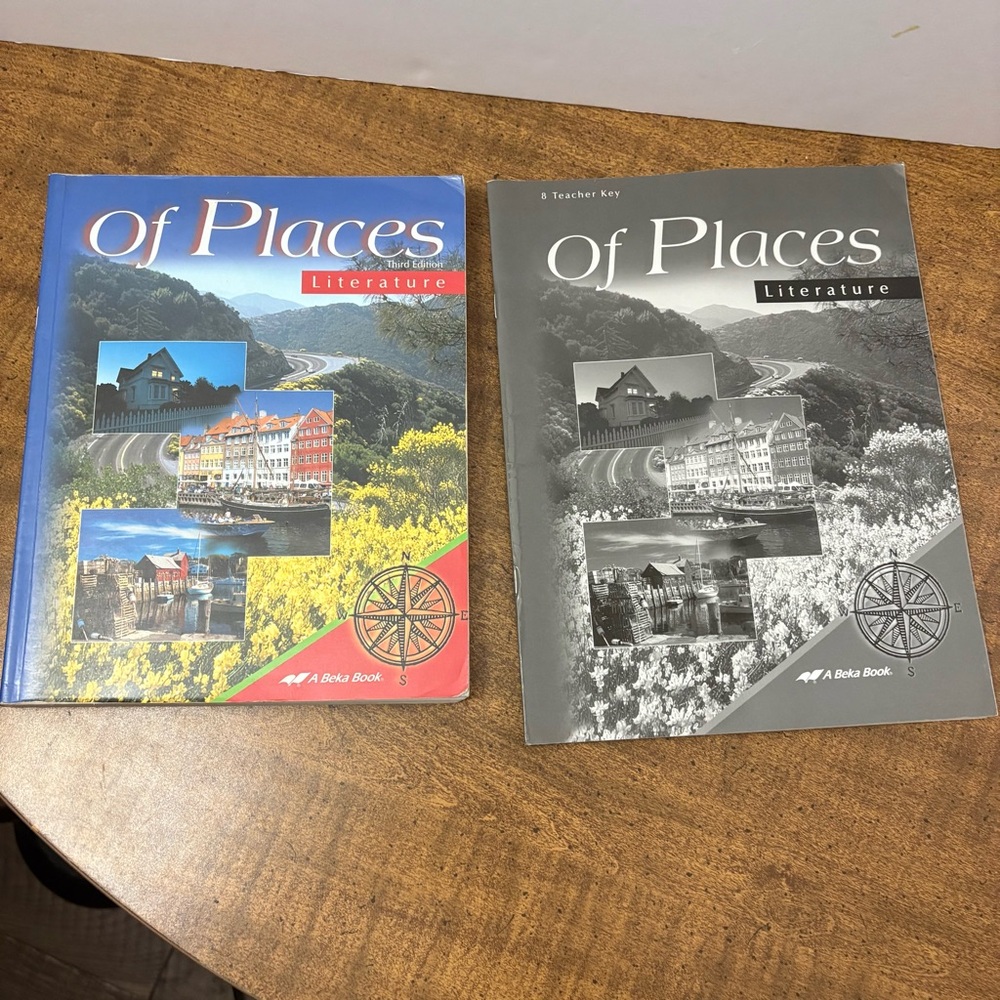 Abeka 8th Grade Of Places Text & Teacher Key 3rd edition